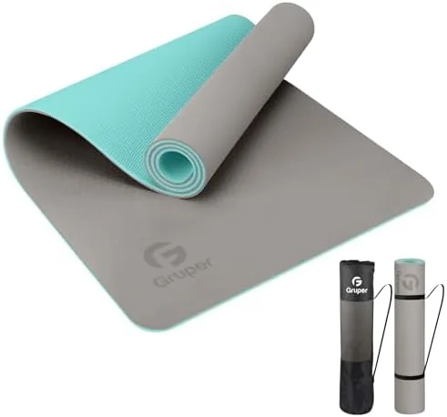 Gruper Yoga Mat Non Slip, Eco Friendly Fitness Exercise Mat with Carrying Strap,Pro Yoga Review: Tested and Rated