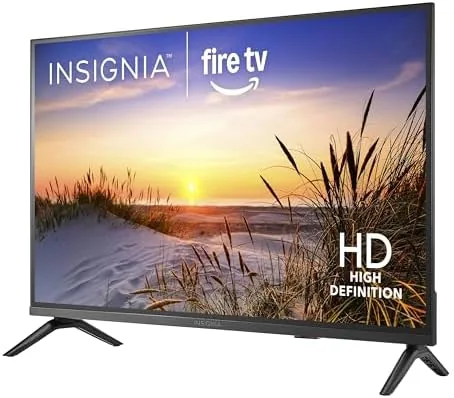 The Fire TV home screen on the INSIGNIA F20 showing streaming apps