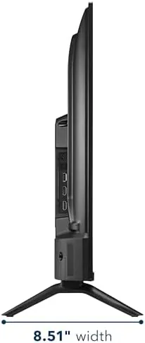 The INSIGNIA F20 next to a non smart 32-inch TV for comparison
