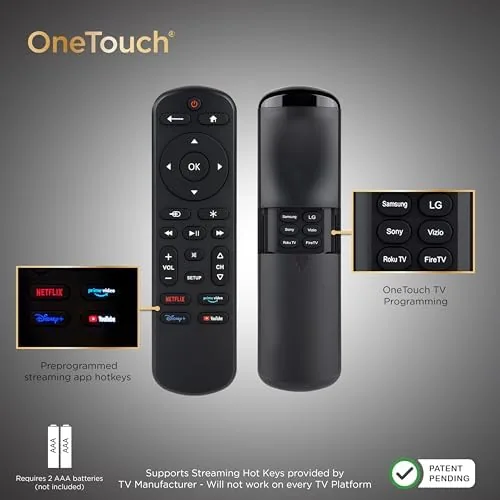 The UltraPro OneTouch Backlit Remote Control for Smart TV | Samsung compared in context