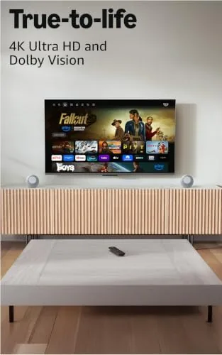 A 4K movie scene playing through the Fire TV Stick showing rich color