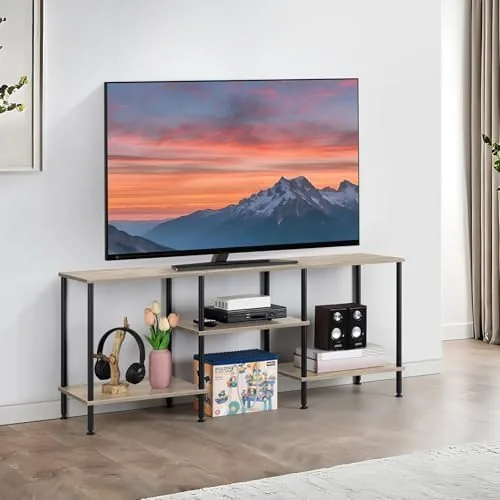 50 Inch TV Stand for Bedroom Rustic Grey TV Entertainment Center | Small Entertainment Review: Tested and Rated