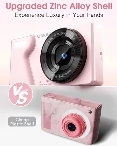 The digital camera next to a smartphone and a step up compact camera