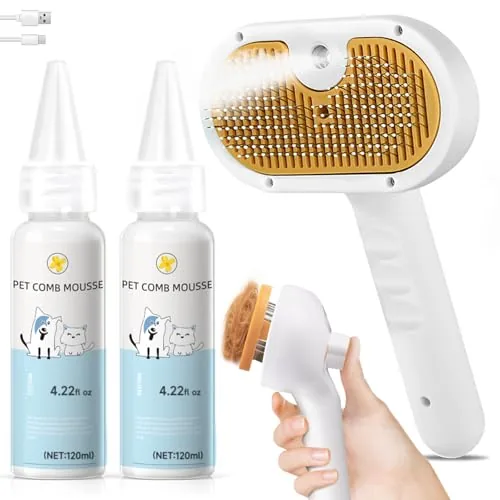 Pet Steam Brush for Dogs and Cats Review: A Waterless Grooming Win
