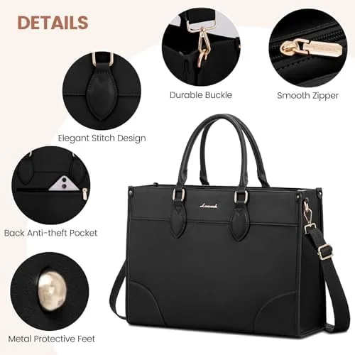 The LOVEVOOK Laptop Bag for Women 17 lnch,Waterproof Laptops Tote Bags compared in context