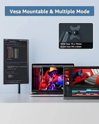 The Yodoit Portable Monitor 15.6" 1920×1080 FHD IPS Travel Screen Display compared in context