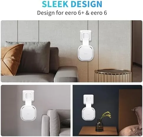 The Wall Mount Holder for eero 6 and for eero 6+ compared in context
