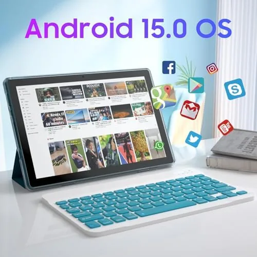 The Android 15 | Tabalet with Keyboard | Tablet 10 inch in real use