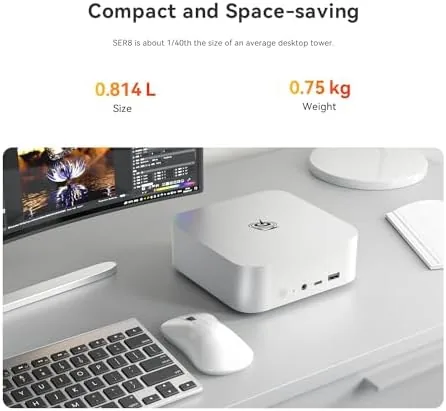 Testing the Beelink SER8 under sustained load with performance monitoring