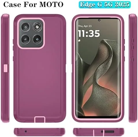 The Qinmay Phone Case for Motorola Moto Edge 5G 2025 Case compared in context