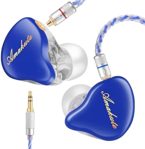 DEMAKE in-Ear Monitor with Detachable Silver-Plated,no mic | HiFi IEM, Tesla Dual Dynamic Driver Review: Tested and Rated