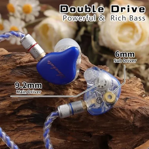 Close look at the DEMAKE in-Ear Monitor with Detachable Silver-Plated,no mic | HiFi IEM build quality