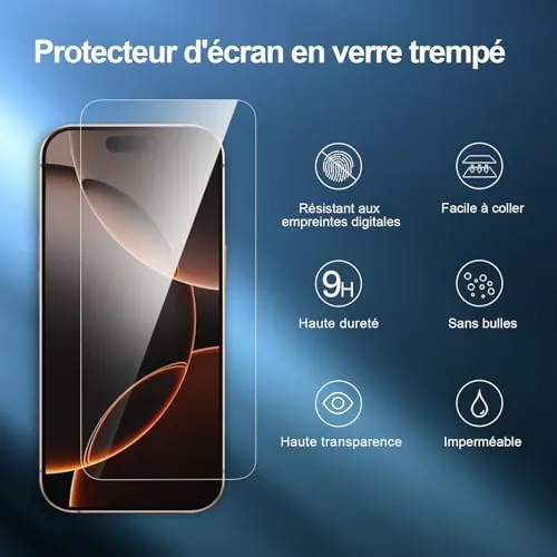 The NEW'C 3 Pack Designed for iPhone 16 Pro, iPhone 17 in real use
