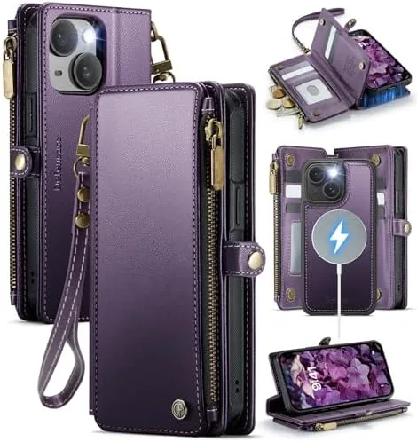 Defencase for iPhone 15 Phone Case Wallet Compatible with Magsafe, Purple | Magnetic Detachable Review: Tested and Rated