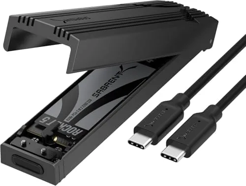 SABRENT USB-C NVMe Enclosure & Reader, M.2 PCIe SSD, 10Gbps (EC-PNVO) | Tool-free M.2 Review: Tested and Rated