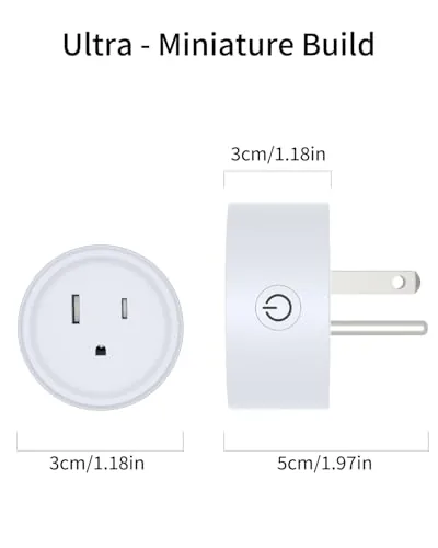 The smart plug paired in both the Alexa and Google Home app views