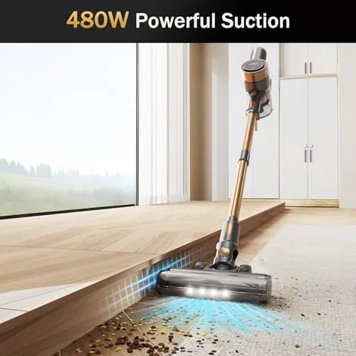 Close look at the Cordless Vacuum Cleaner, 10-in-1 Lightweight Stick Vacuum with 45mins Runtime build quality