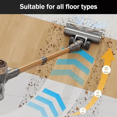 The Cordless Vacuum Cleaner, 10-in-1 Lightweight Stick Vacuum with 45mins Runtime in real use