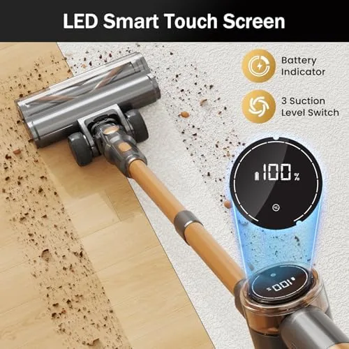 The Cordless Vacuum Cleaner, 10-in-1 Lightweight Stick Vacuum with 45mins Runtime compared in context