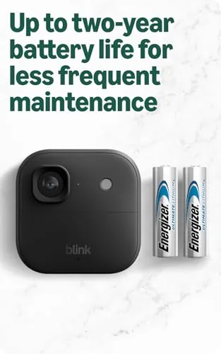The Blink Outdoor 2K+ watching a driveway with a delivery van arriving