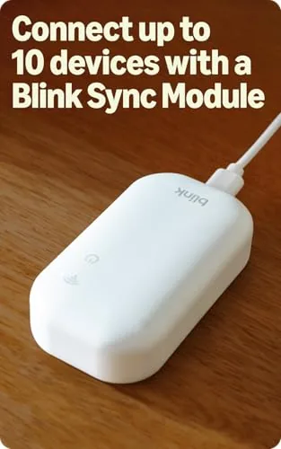 The Blink app showing motion events and a clip list on a phone