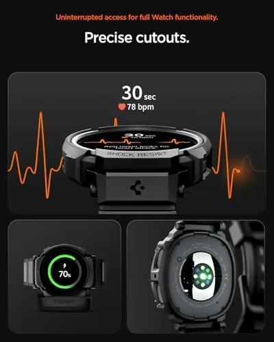 The Spigen Rugged Armor Pro Case with Strap for Samsung Galaxy compared in context