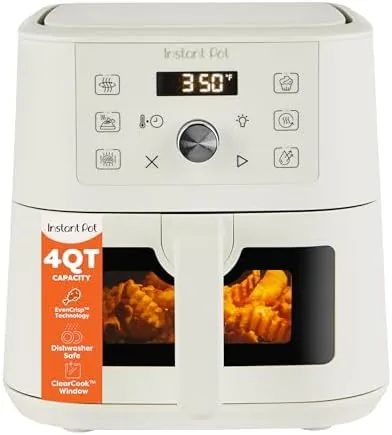 Instant Pot 4Qt VORTEX 6-in-1 Mini Air Fryer, Custom Program Options, Air Fry, Broil Review: Tested and Rated