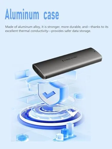 The Lemorele Aluminum M.2 NVMe Enclosure,USB 3.2 Gen2 10Gbps Tool-Free ,SSD in real use