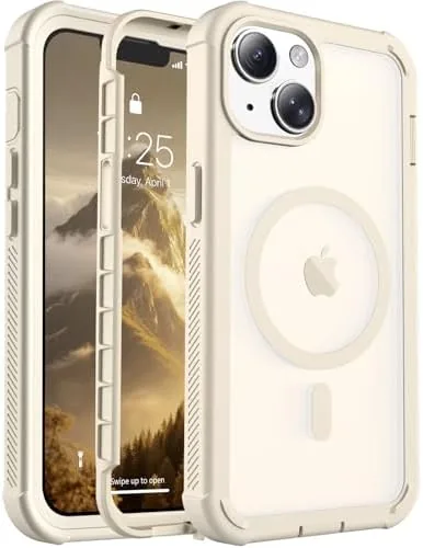 Overview of the jaroco Magnetic for iPhone 13 Case Heavy Duty Protection Antique
