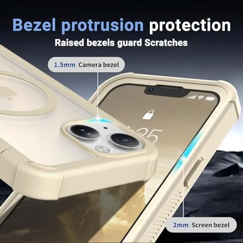 The jaroco Magnetic for iPhone 13 Case Heavy Duty Protection Antique compared in context