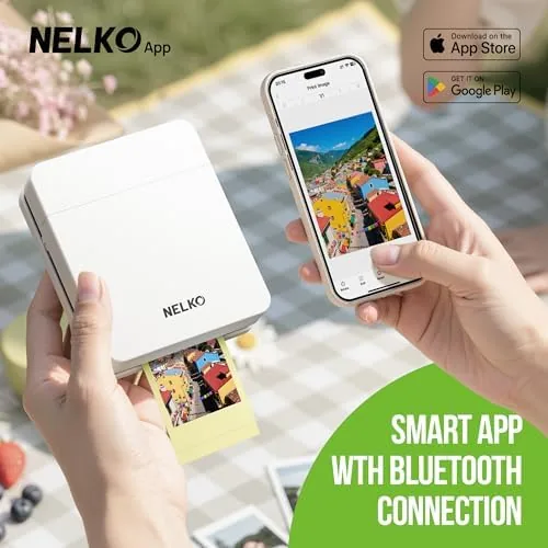 The Nelko PP01 with the top open showing the loaded paper and ink <a href=