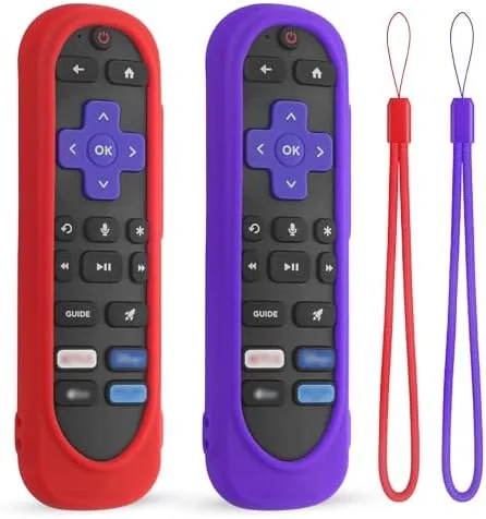 2 Pack Silicone Case Cover for TCL/Hisense/Roku Streaming TV Stick Remote - Shockproof Washable Review: Tested and Rated