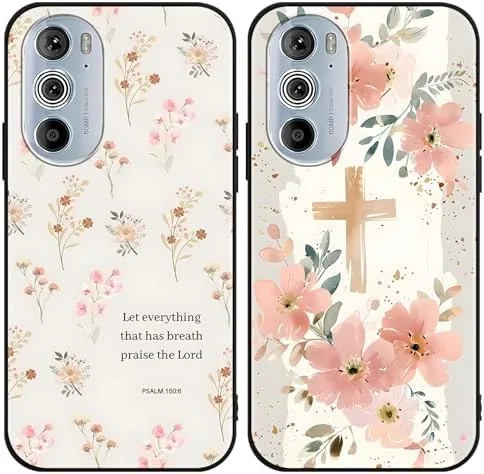 2 Pack Cartoon Floral Phone Case for Motorola Edge+ 5G UW 2022 6.7",Cute Kawaii Review: Tested and Rated