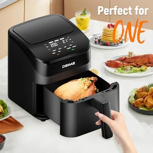 The DEIME Air Fryer 4.5 Qt, Small Airfryer Digital Space Saving compared in context