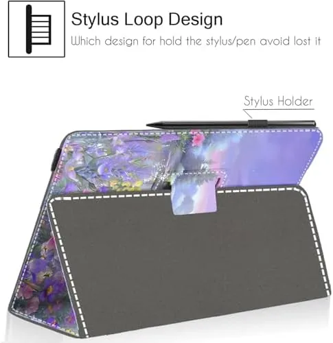 The Universal 11 12 Inch Android Tablet Case,Slim Folding Stand Cover in real use