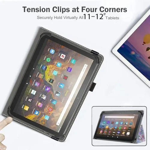 Testing the Universal 11 12 Inch Android Tablet Case,Slim Folding Stand Cover over two weeks