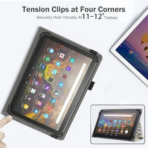 Testing the Universal 11 12 Inch Android Tablet Case,Slim Folding Stand Cover over two weeks