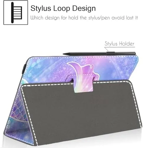 The Universal 11 12 Inch Android Tablet Case,Slim Folding Stand Cover in real use