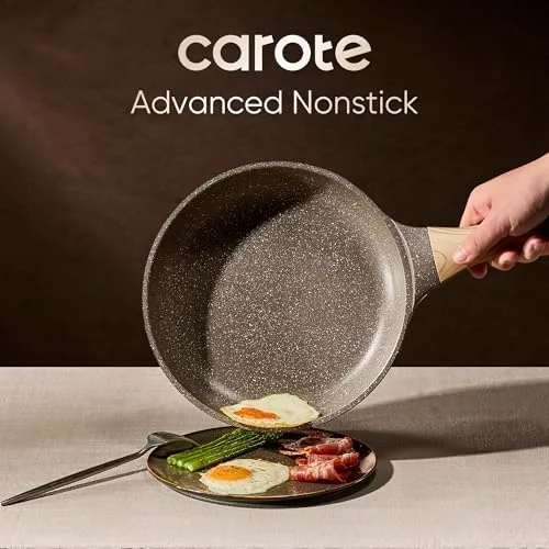 A vegetable stir fry cooking evenly in the large skillet