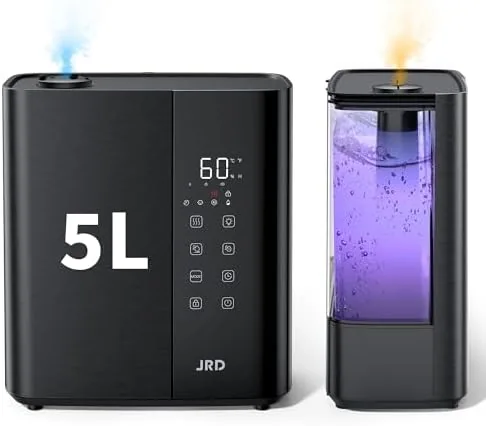 JRD Warm & Cool Mist Humidifiers for Bedroom 5L, Quiet Ultrasonic Air Humidifier Fast Review: Tested and Rated
