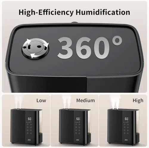 Testing the JRD Warm & Cool Mist Humidifiers for Bedroom 5L, Quiet over two weeks