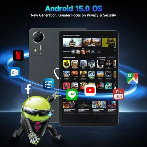 Another view of the Upgraded Tablet 12 inch Android 15 Tablet with 256GB ROM