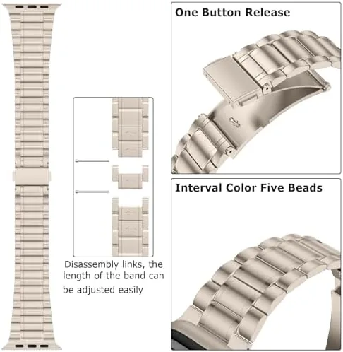 The band packed in its case next to a sport band showing the quick swap setup