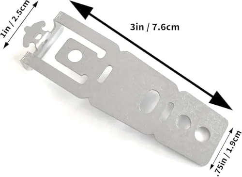 Close look at the WD01X27759 Dishwasher Mounting Bracket Compatiable with GE Series Dishwasher,with Screws build quality