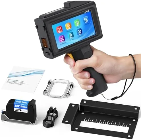 0.5 Inch Print Height Intelligent JC01 Handheld Inkjet Printer (Black) | with 42ml Fast Review: Tested and Rated