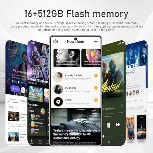 The I25Ultra Unlocked Smartphone,16+512GB Unlocked Phone,6.9" HD+ Display,Built in Pen,Snapdragon 8 in real use