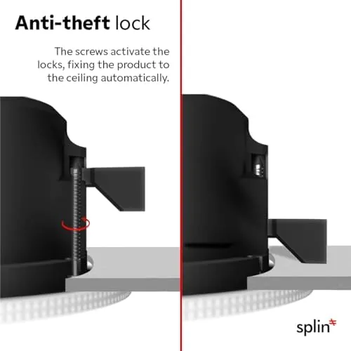 Another view of the Splin Ceiling Embedded Mount Stand Compatible with Smart Speaker Alexa