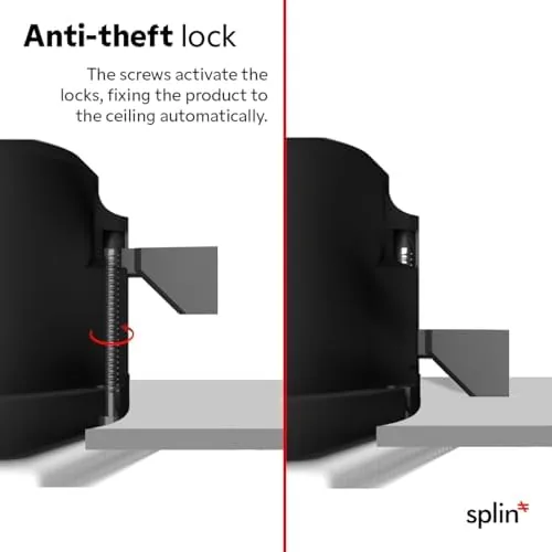 Close look at the Splin Ceiling Embedded Mount Stand Compatible with Smart Speaker Alexa build quality