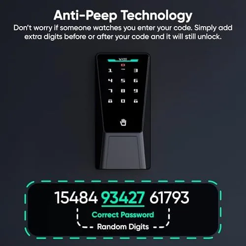 Testing the Wyze Palm Lock offline with the keypad and mechanical key