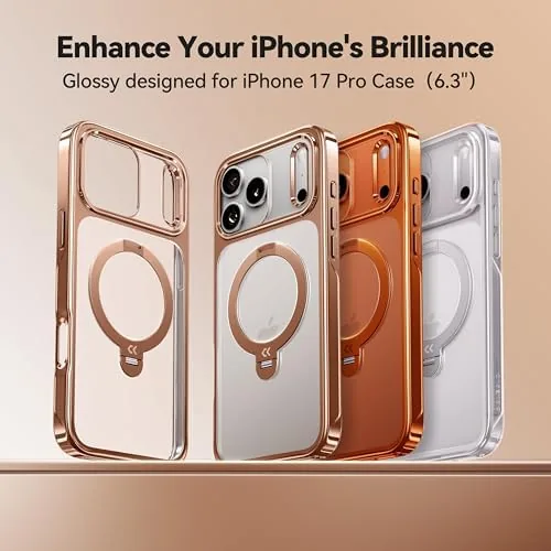 Close look at the CASEKOO Rose Gold for iPhone 17 Pro Case with 360 build quality